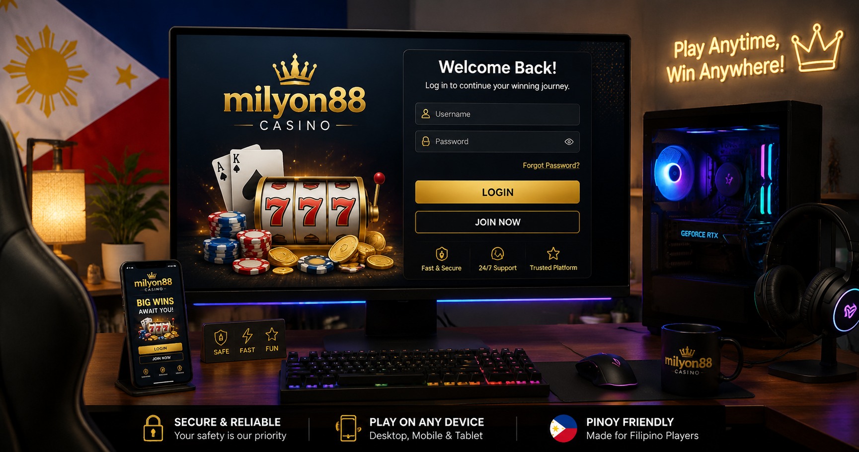 Guide to milyon88 casino log in for Filipino Players - image 2 Guide to milyon88 casino log in for Filipino Players - image 2
