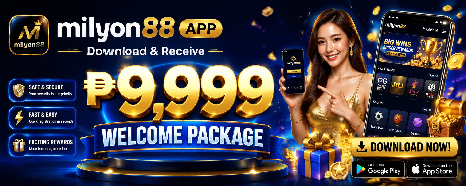 Milyon88.win Home | Online Casino Philippines with GCash, Maya, BDO & More 6 Fresh events and practical account support